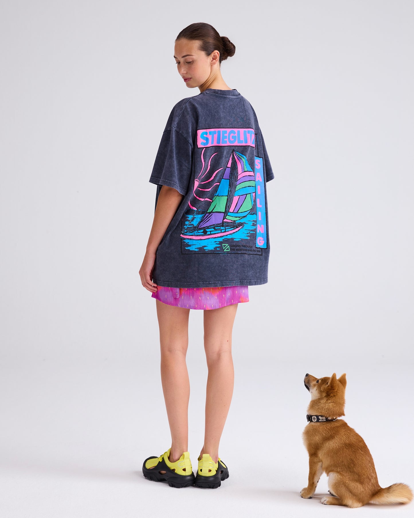 Amelie Oversized T-shirt | Grey