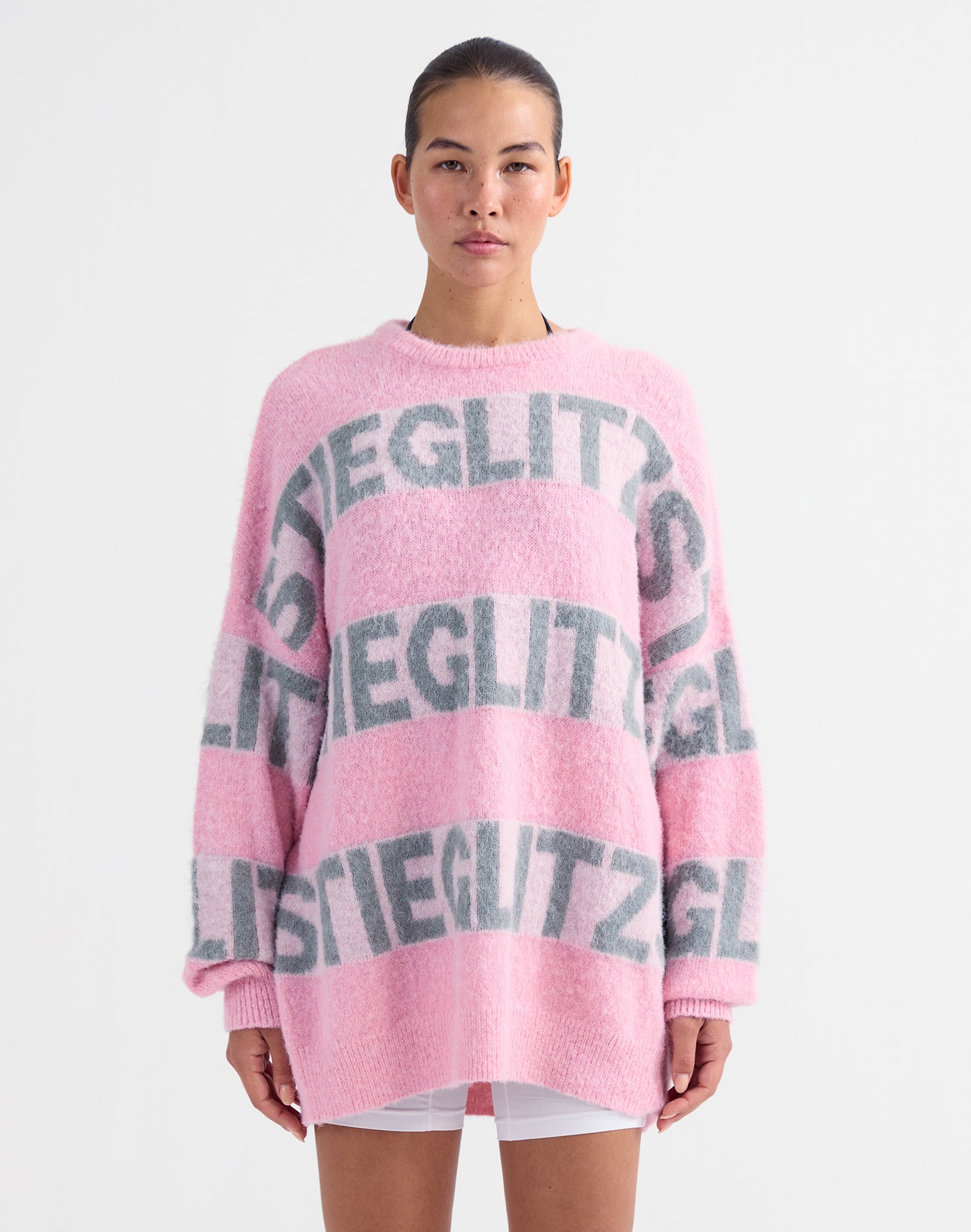 Keisa Knitted Sweater | Pink