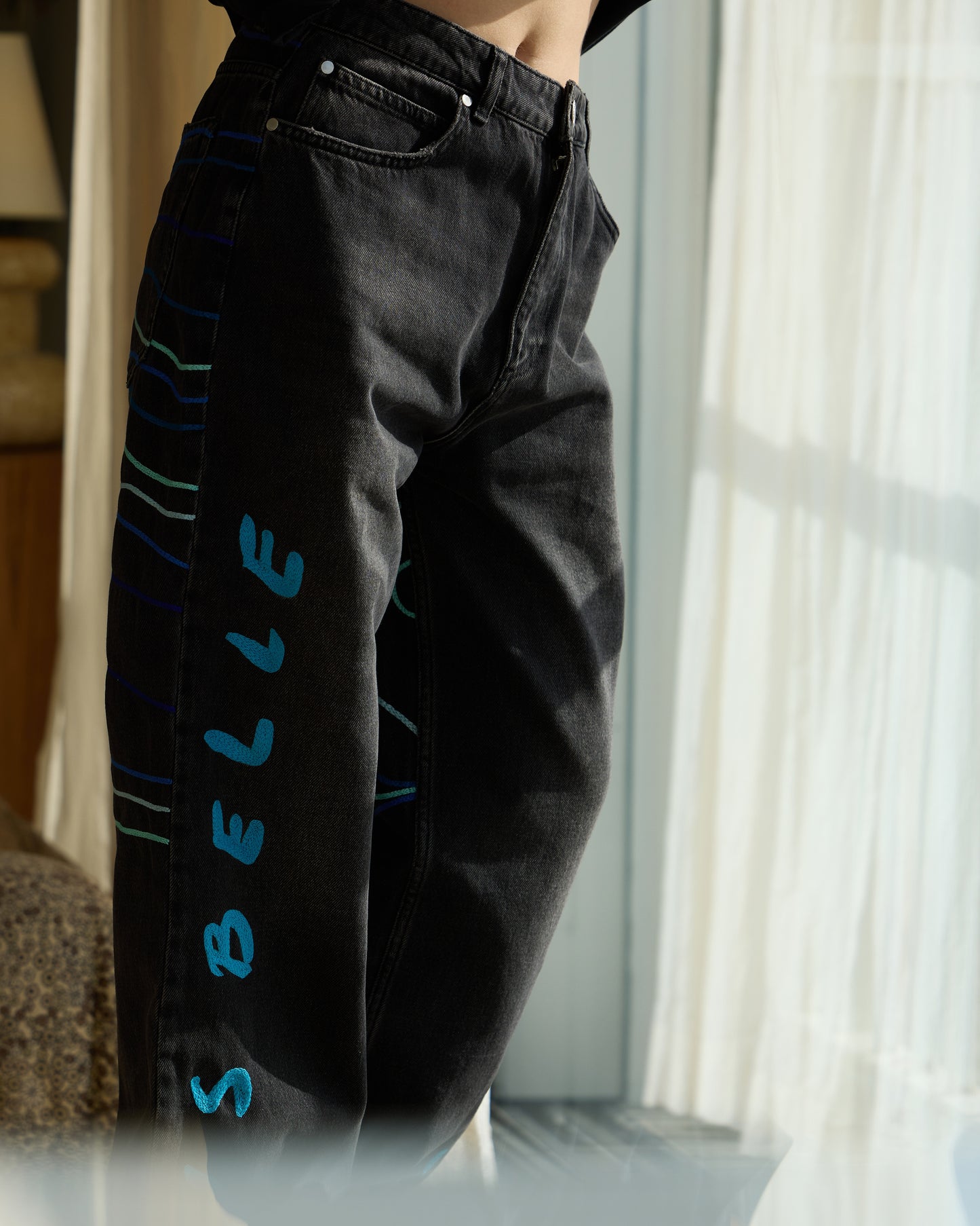 Stieglitz x Kilometre Holbox Island Jeans | Black