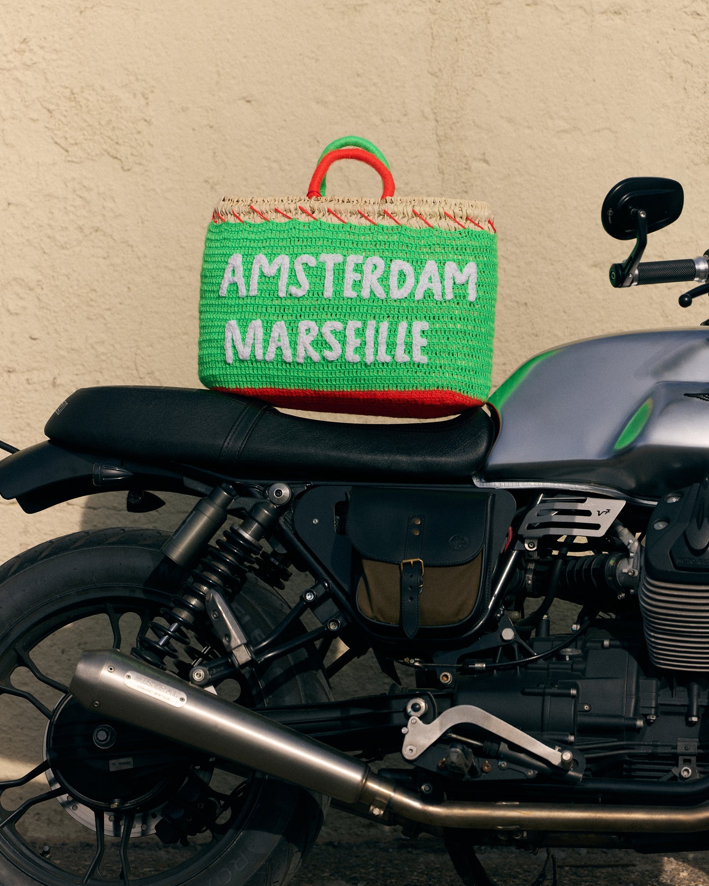 Stieglitz x Kilometre Amsterdam-Paris-Marseille medium bag | Multi