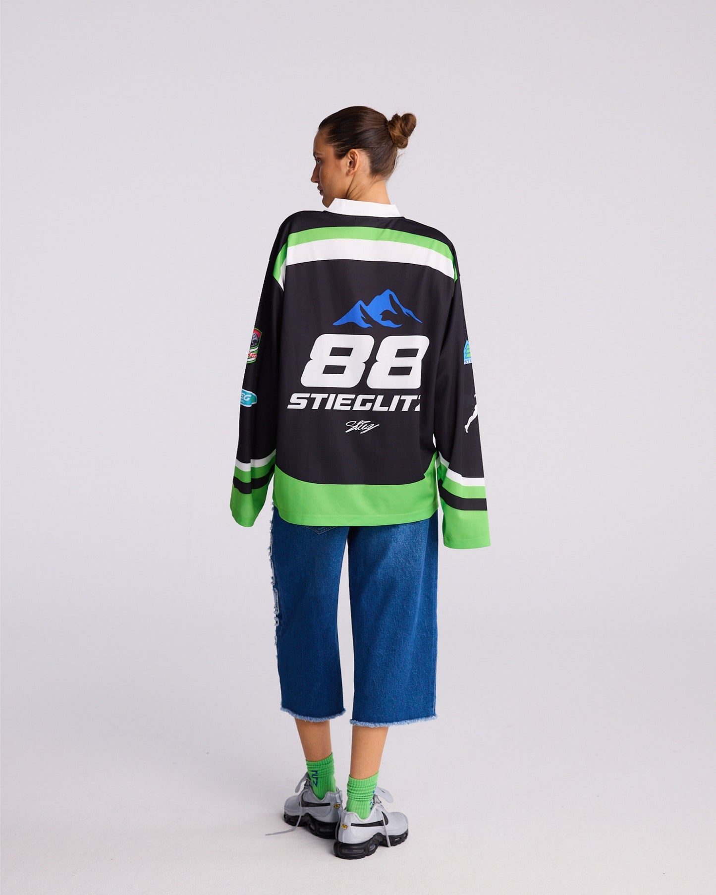 Alando Wide Skate Longsleeve | Black