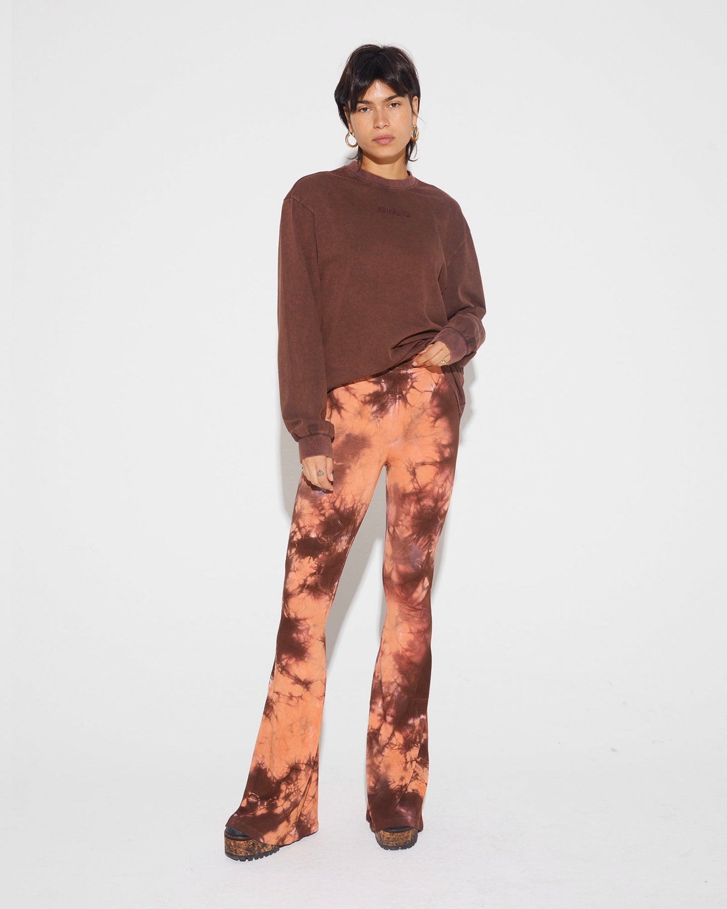 Annabel Flared Broek Oranje