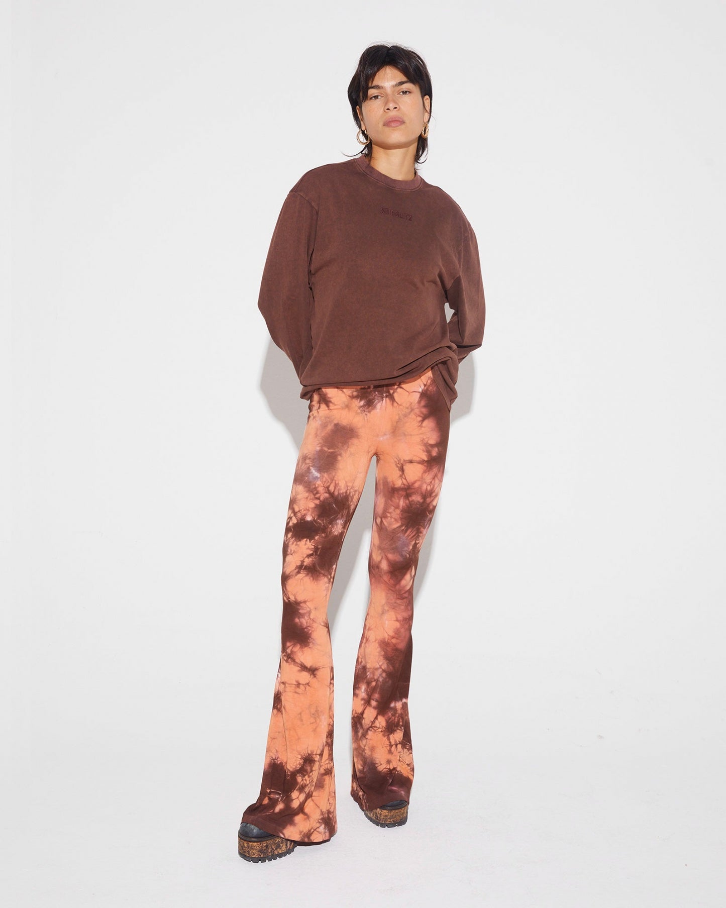 Annabel Flared Broek Oranje