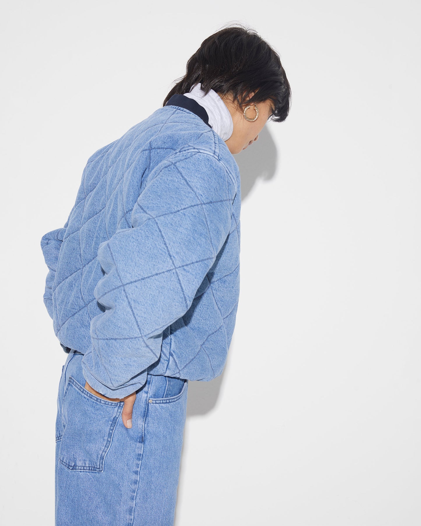 Arina Denim Bomber Blue