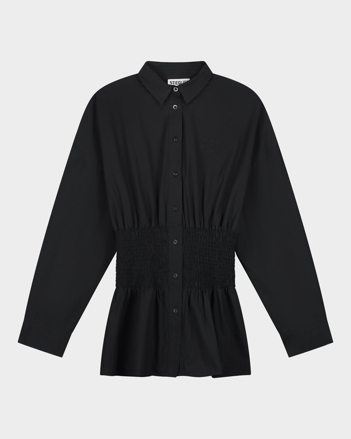 Auralie Smock Blouse | Black