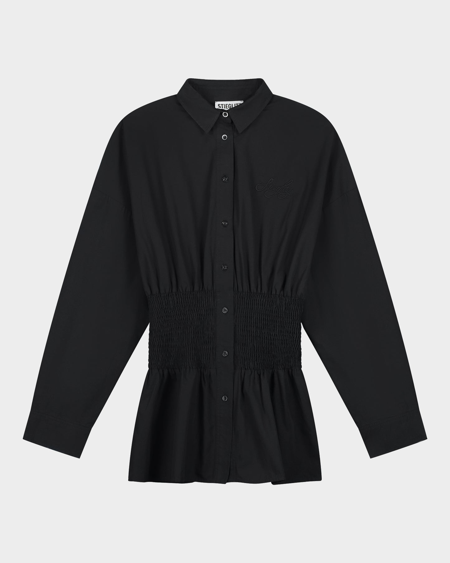 Auralie Smock Blouse | Black