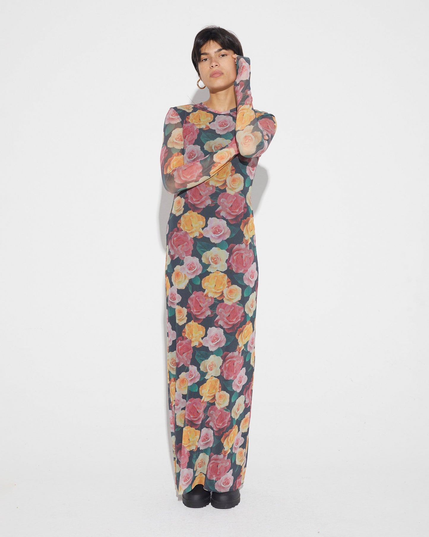Beitris Mesh Dress Pink