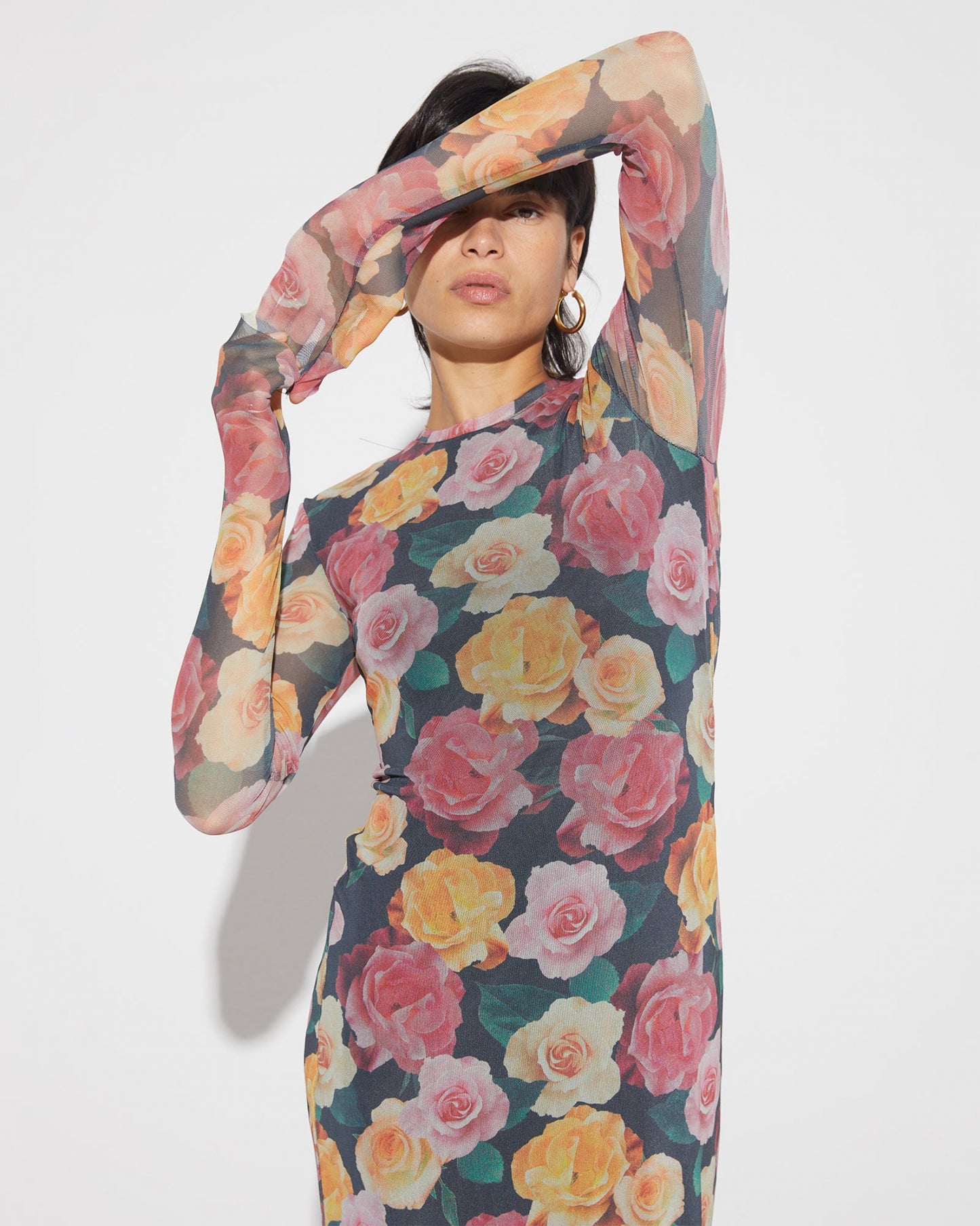 Beitris Mesh Dress Pink