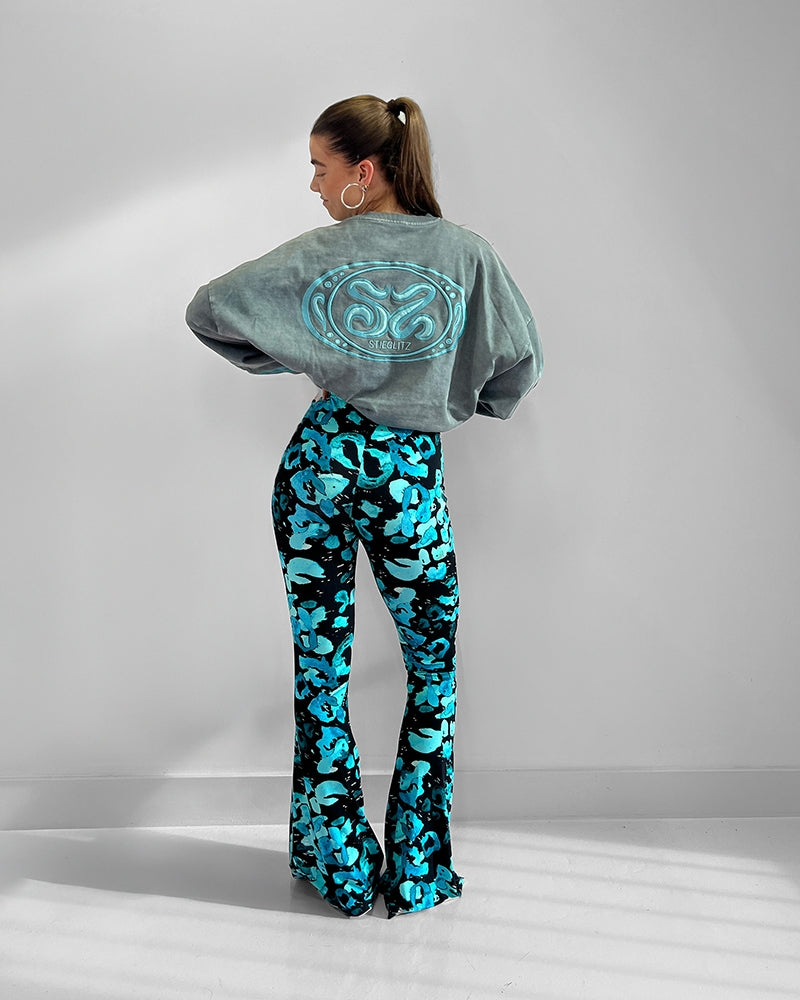 Bente Flared Legging | Blue