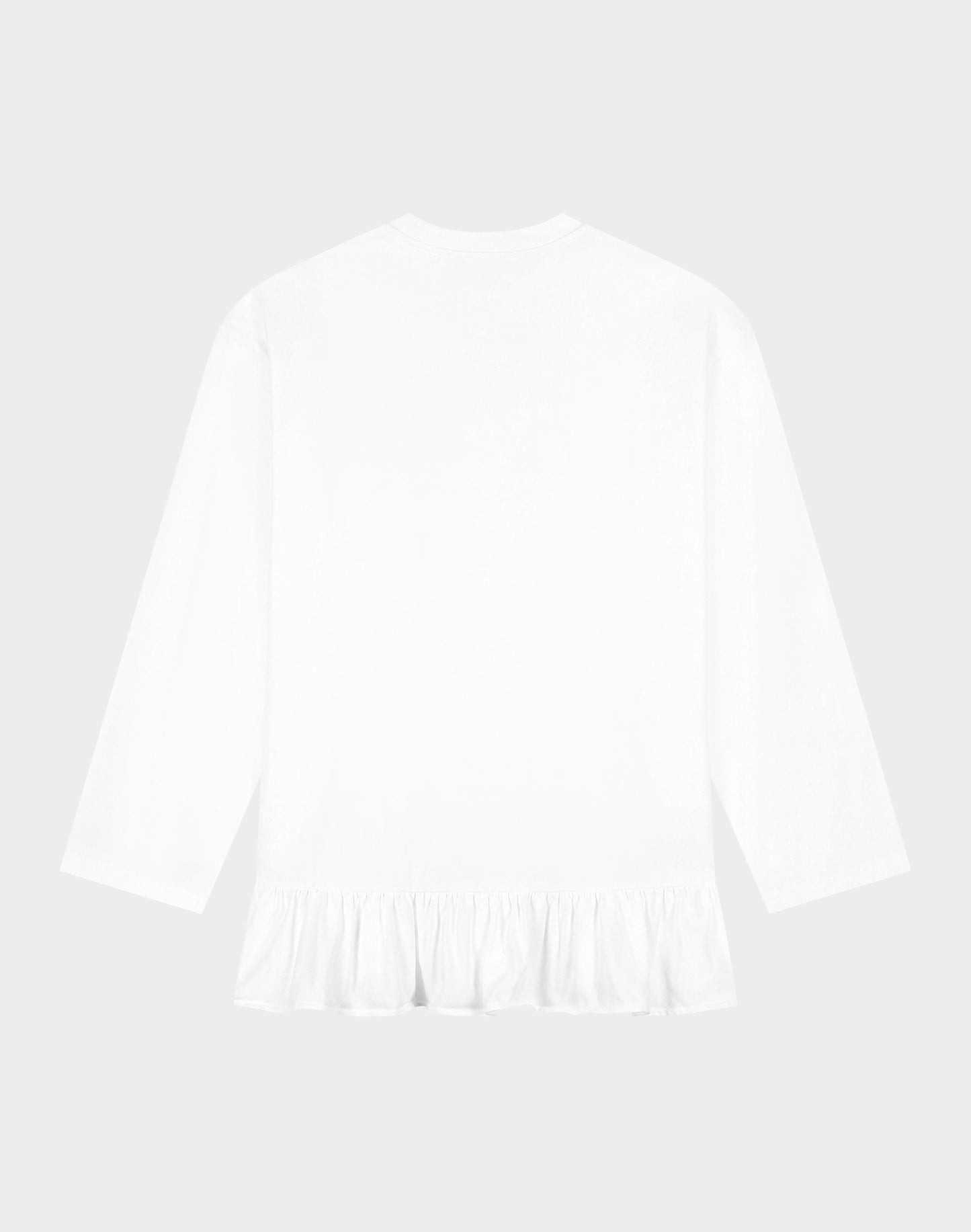 Brisa Wide Skate Longsleeve | White