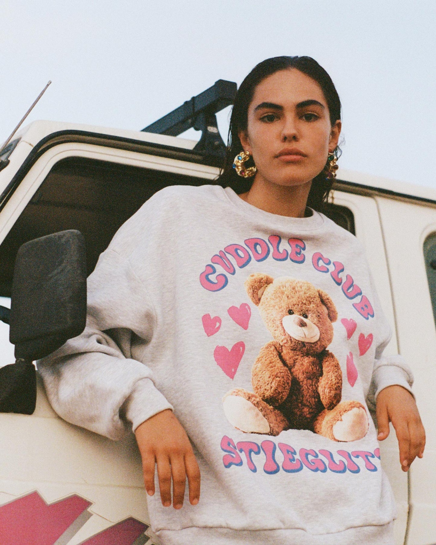 Cuddle Club Sweater | Grey