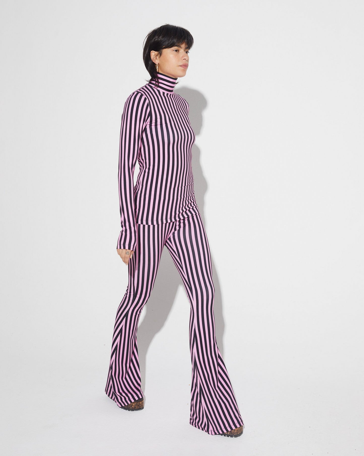 Erica Flared Broek Roze