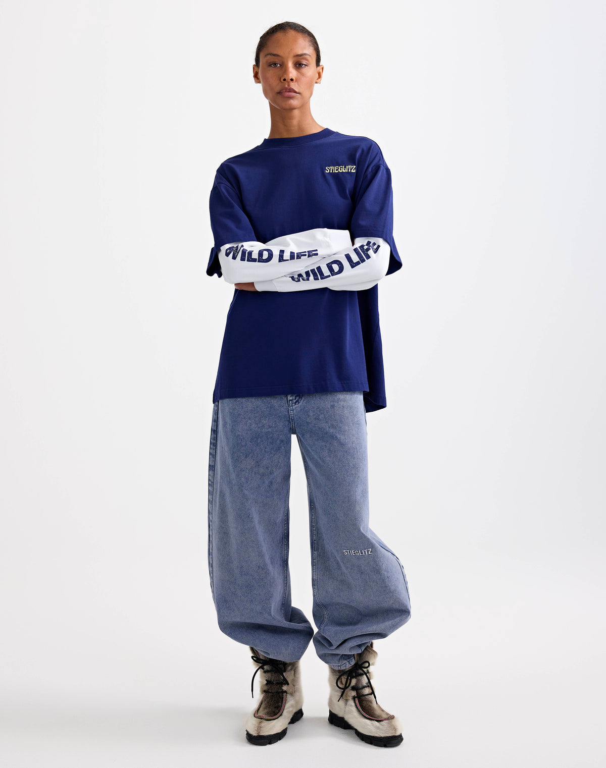 Fiore Wide Skate Longsleeve | Blue
