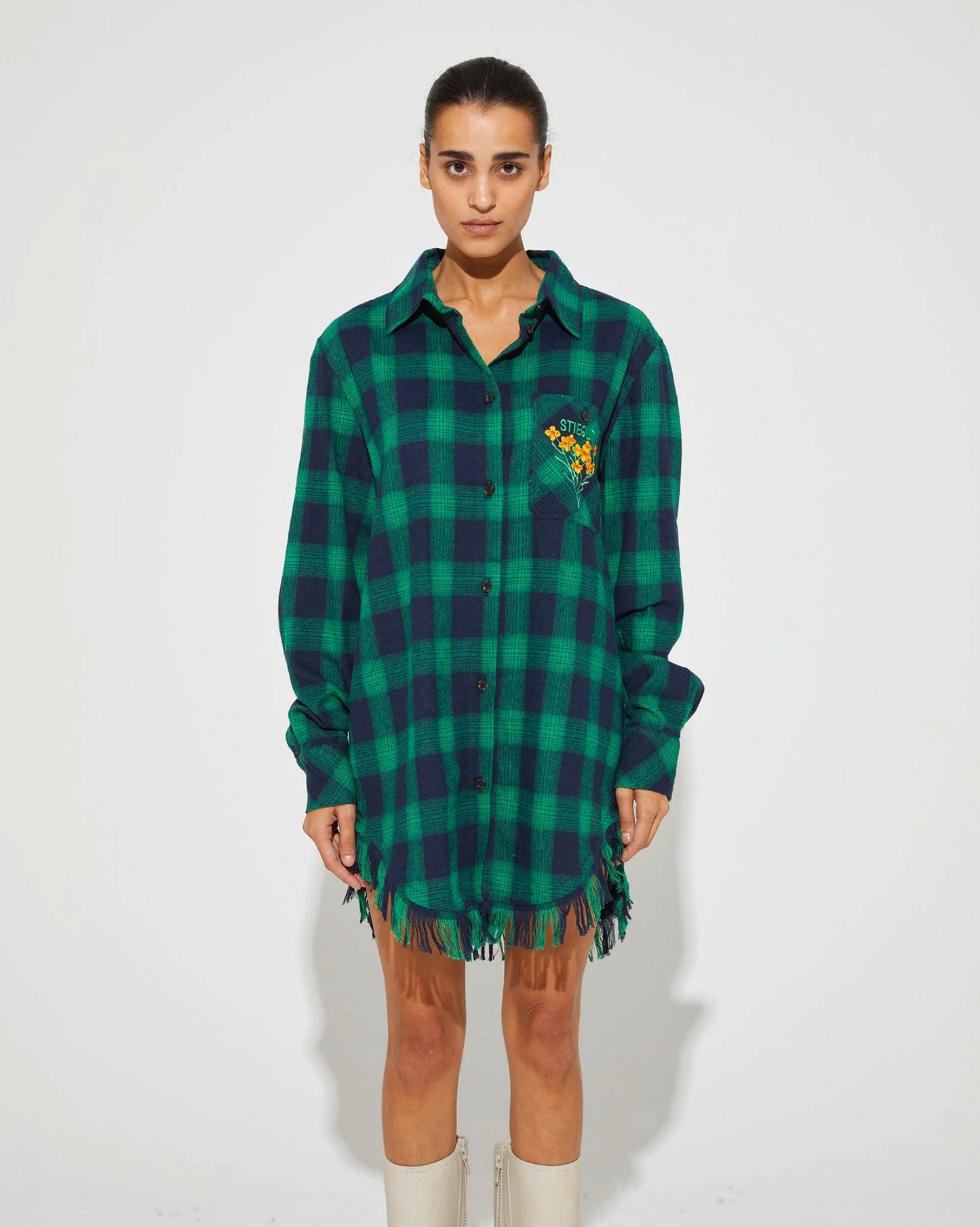 Ian Blouse Groen
