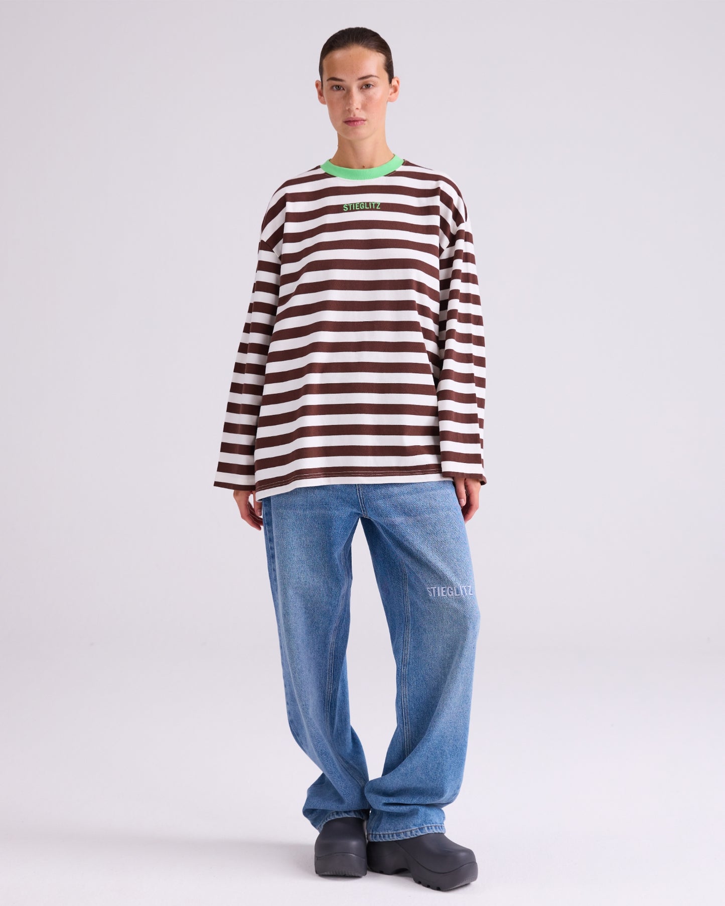 Janita Wide Skate Longsleeve | Brown