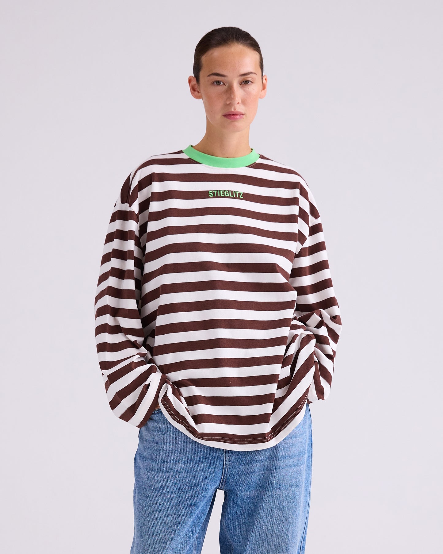 Janita Wide Skate Longsleeve | Brown