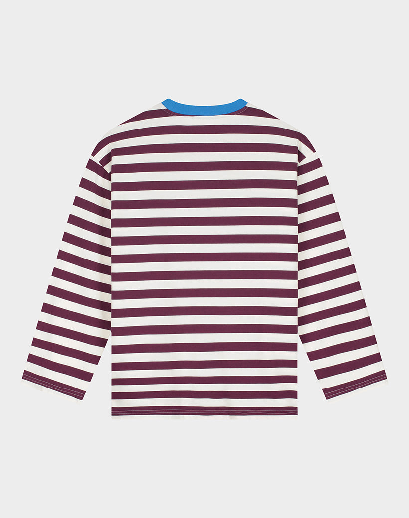 Janita Wide Skate Longsleeve | Burgundy