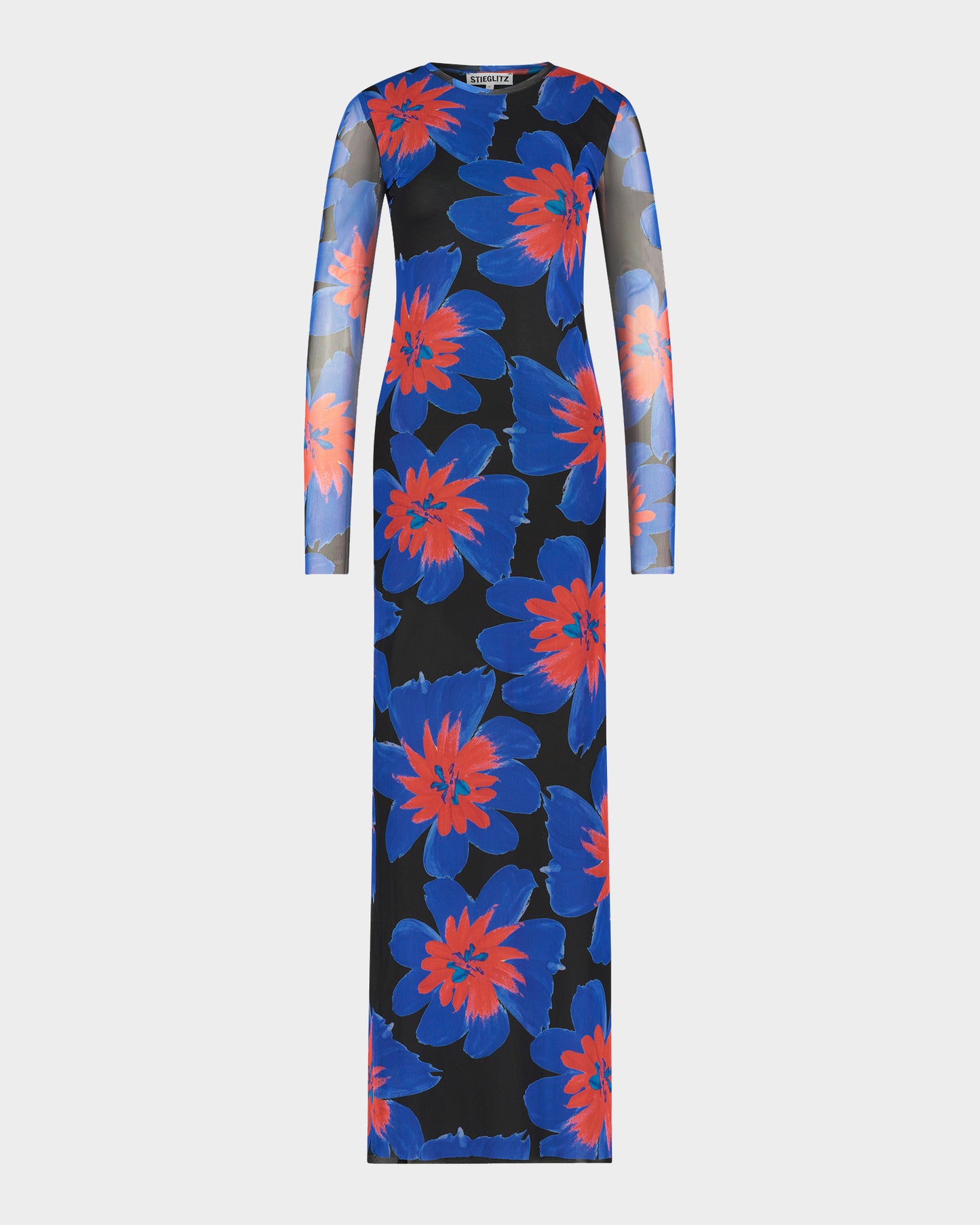 Josh Mesh Dress Blue