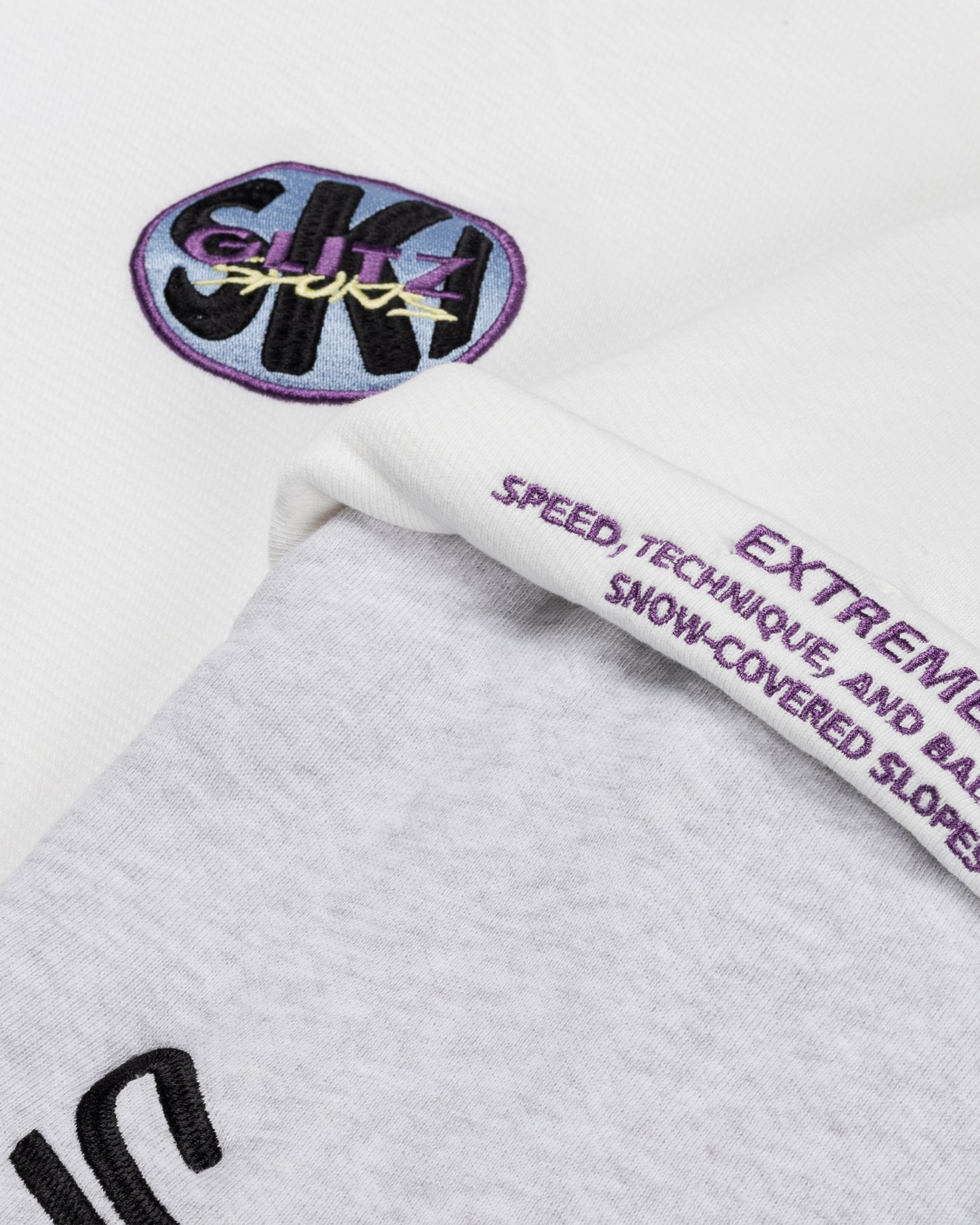 Loren Double Sleeve Sweater | White