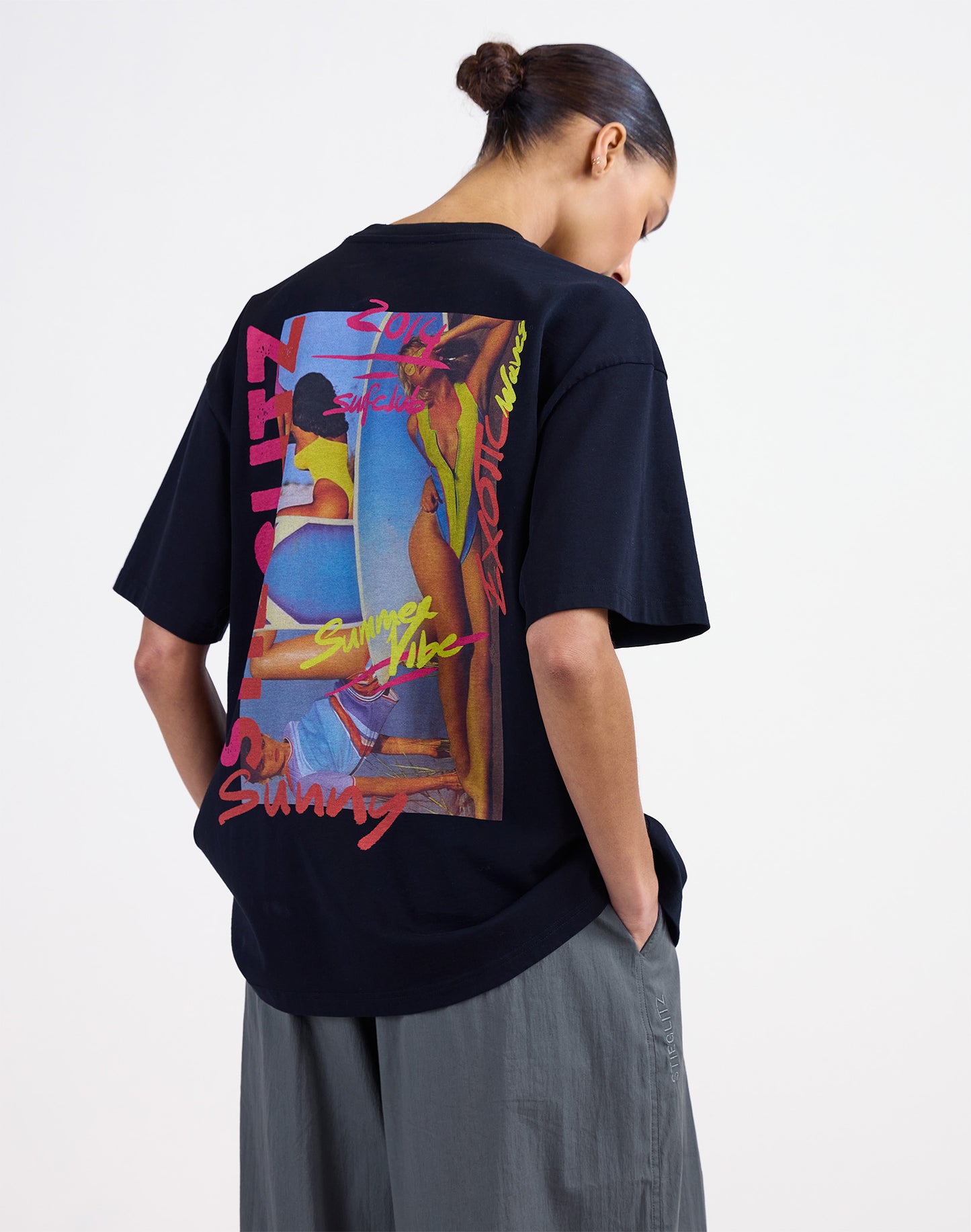 Ceira Oversized T-shirt | Black