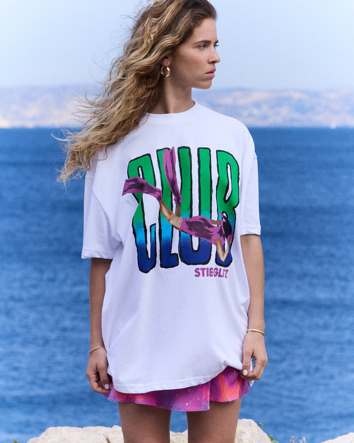 Martine Oversized T-shirt | White