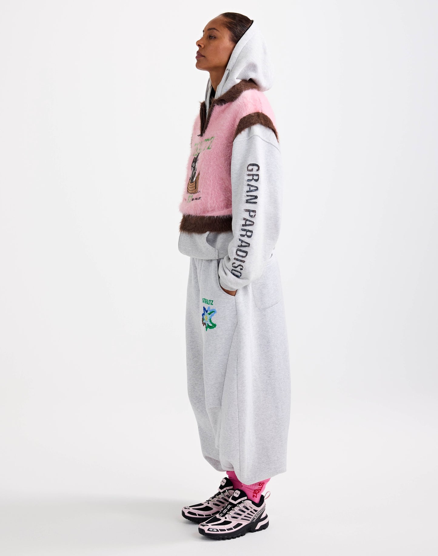 Mio Knitted Spencer | Pink