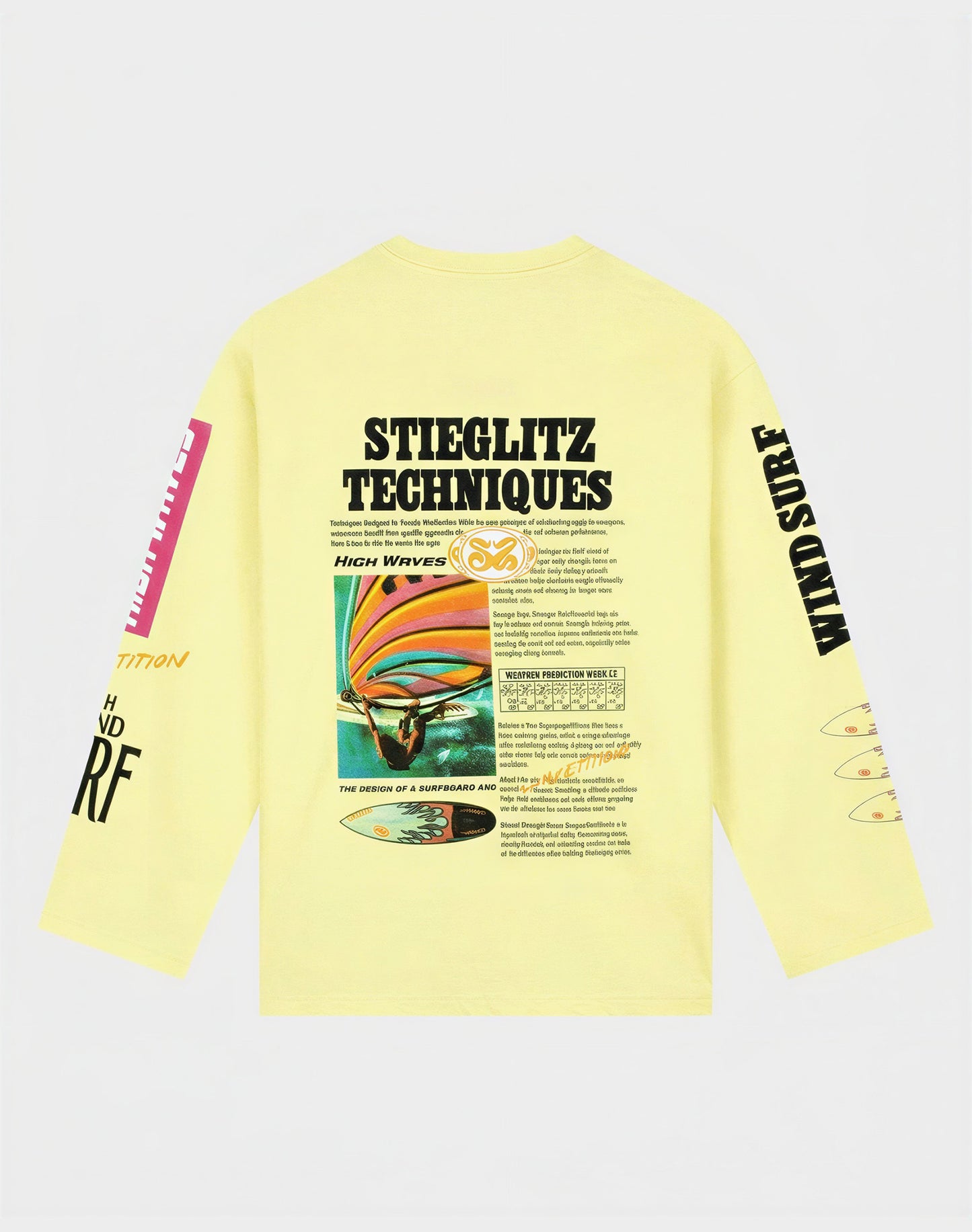 Monica Wide Skate Longsleeve | Yellow