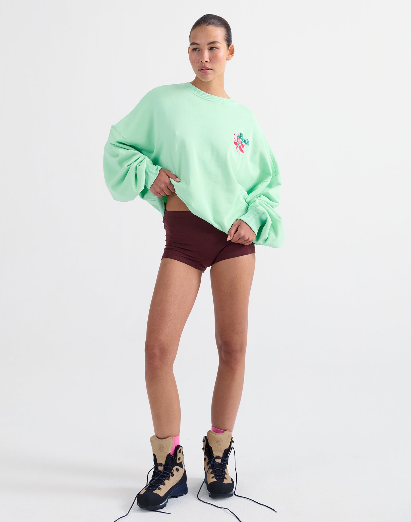 Novia Oversized Sweater | Green