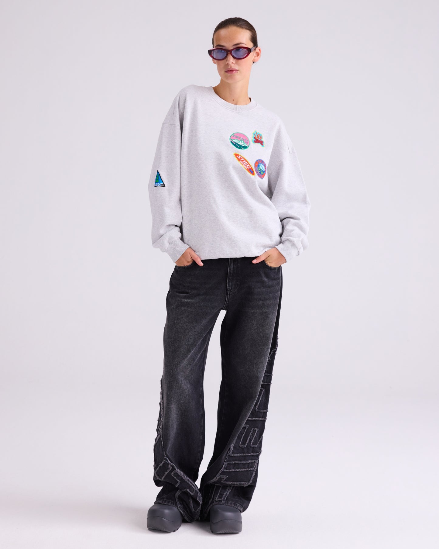 Natal Sweater | Melange grey