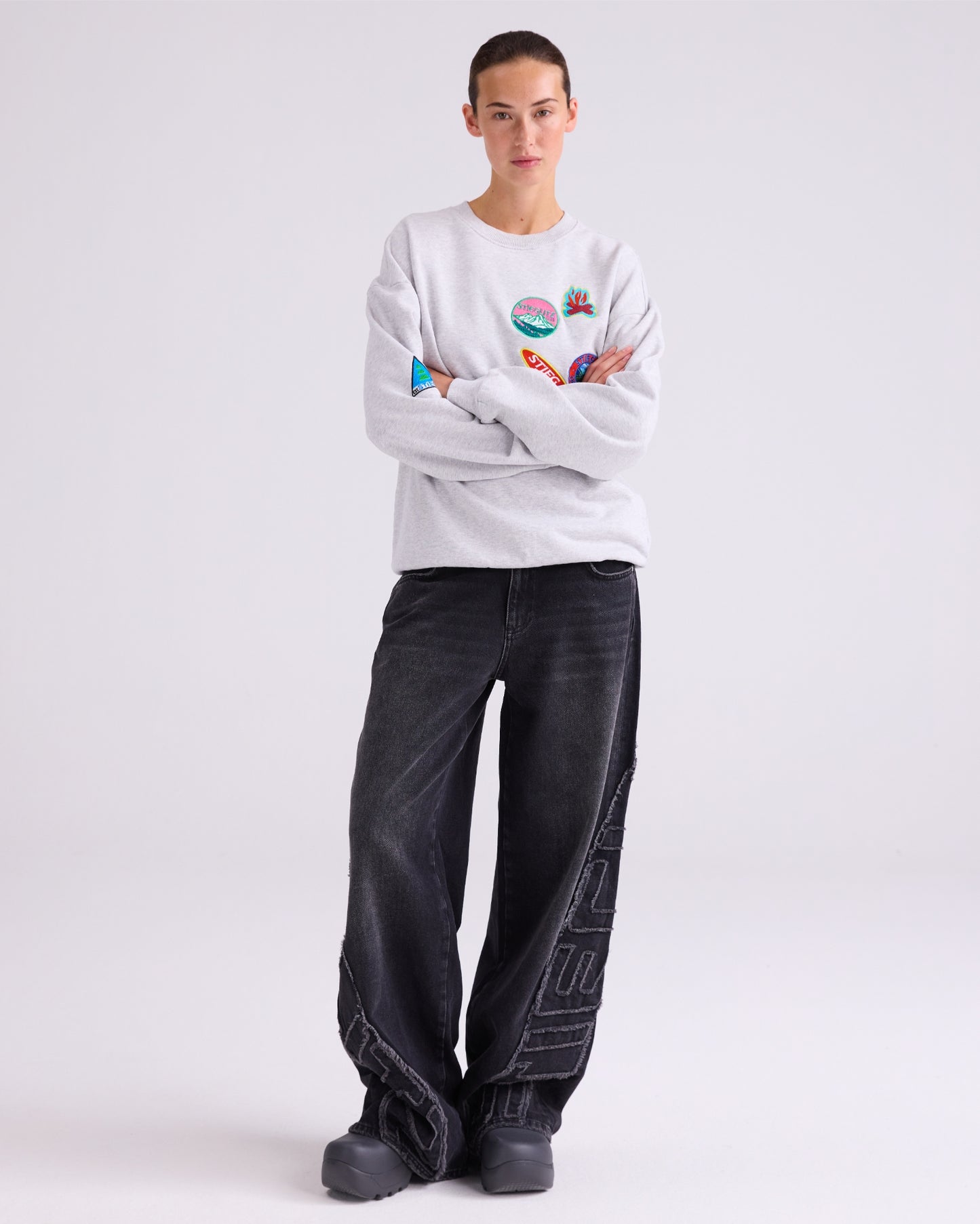 Natal Sweater | Melange grey