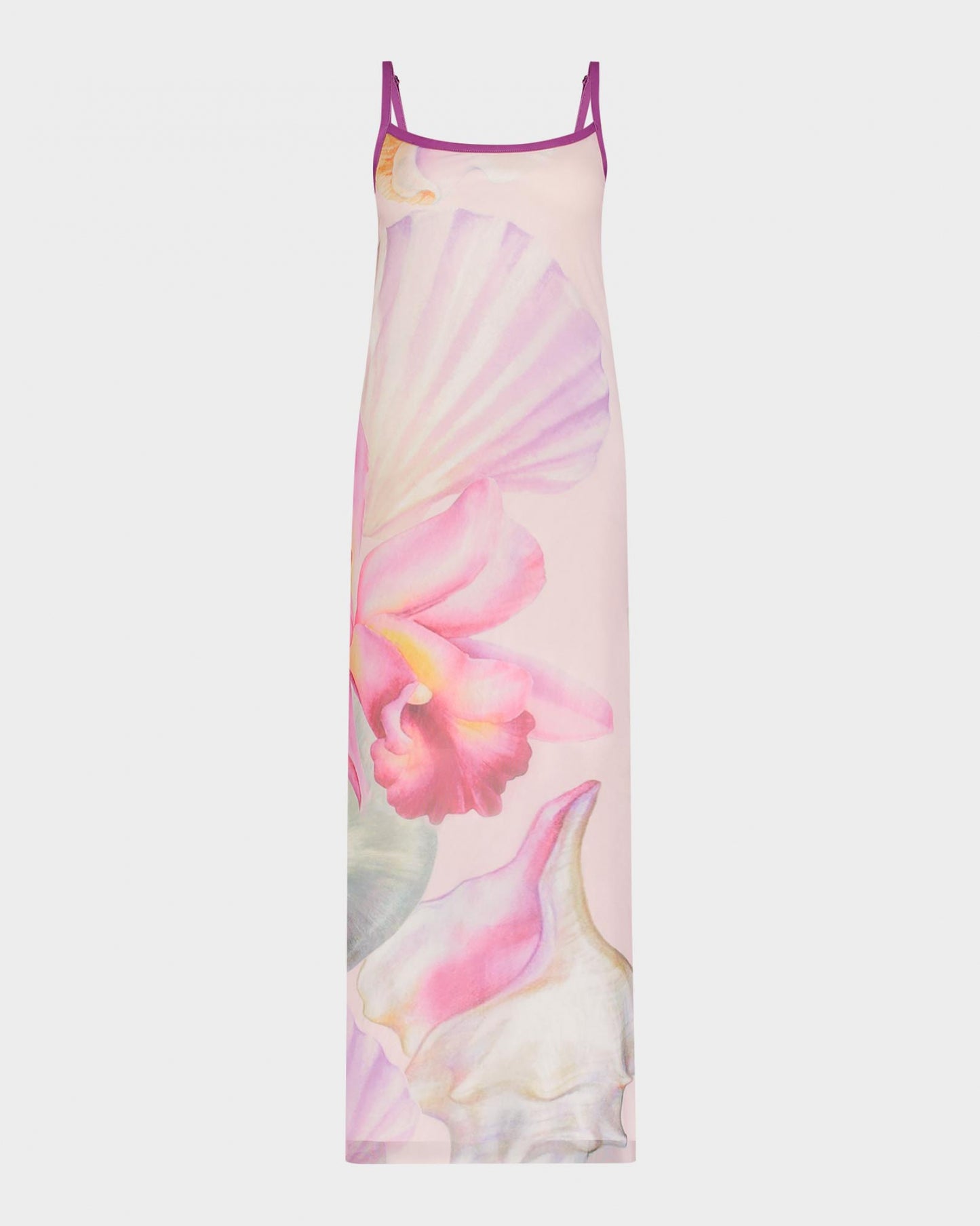 Claire Spagetti Mesh Dress | Pink