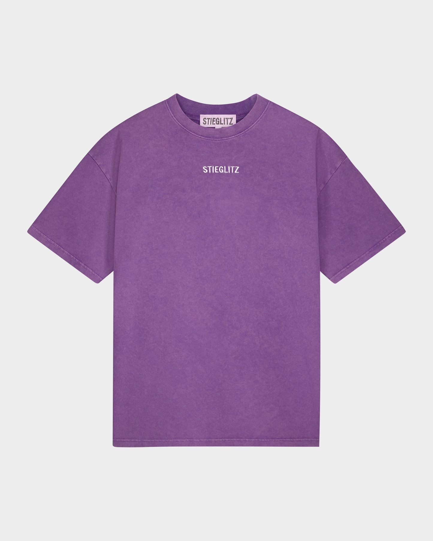 Basic Worn Out T-shirt | Purple