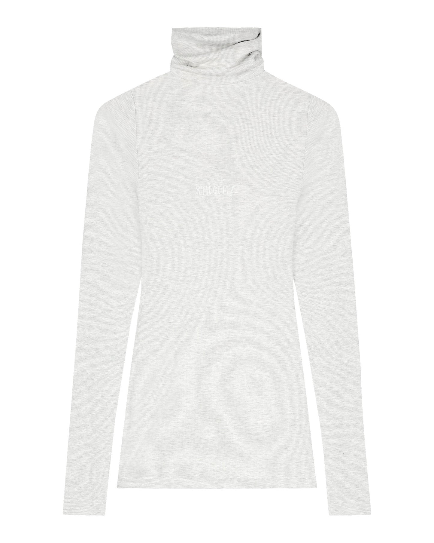Ribbed Pulli Grijs