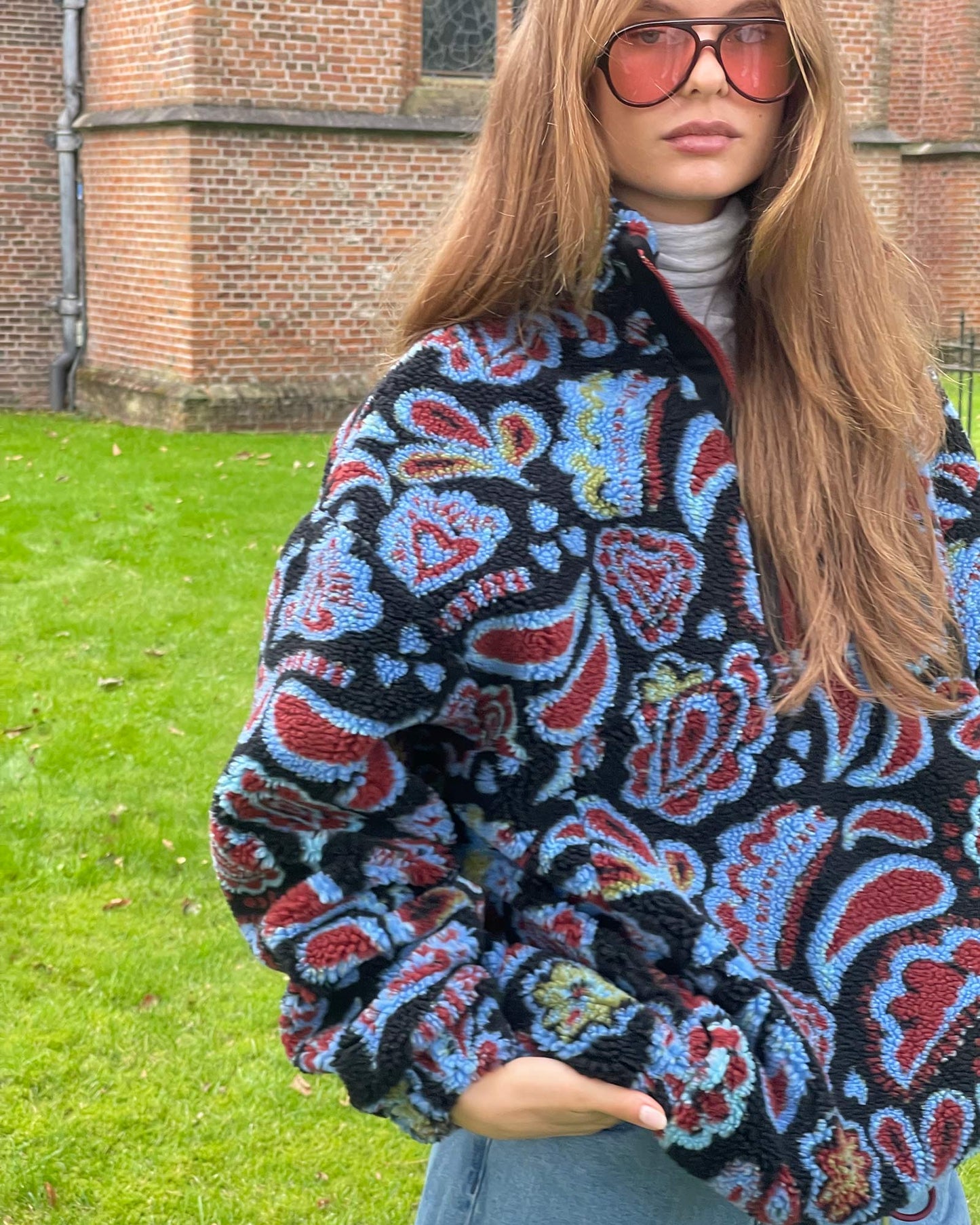 Peggy Teddy Sweater Blauw