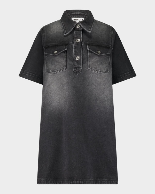 Treasure Room Dress Denim | Black