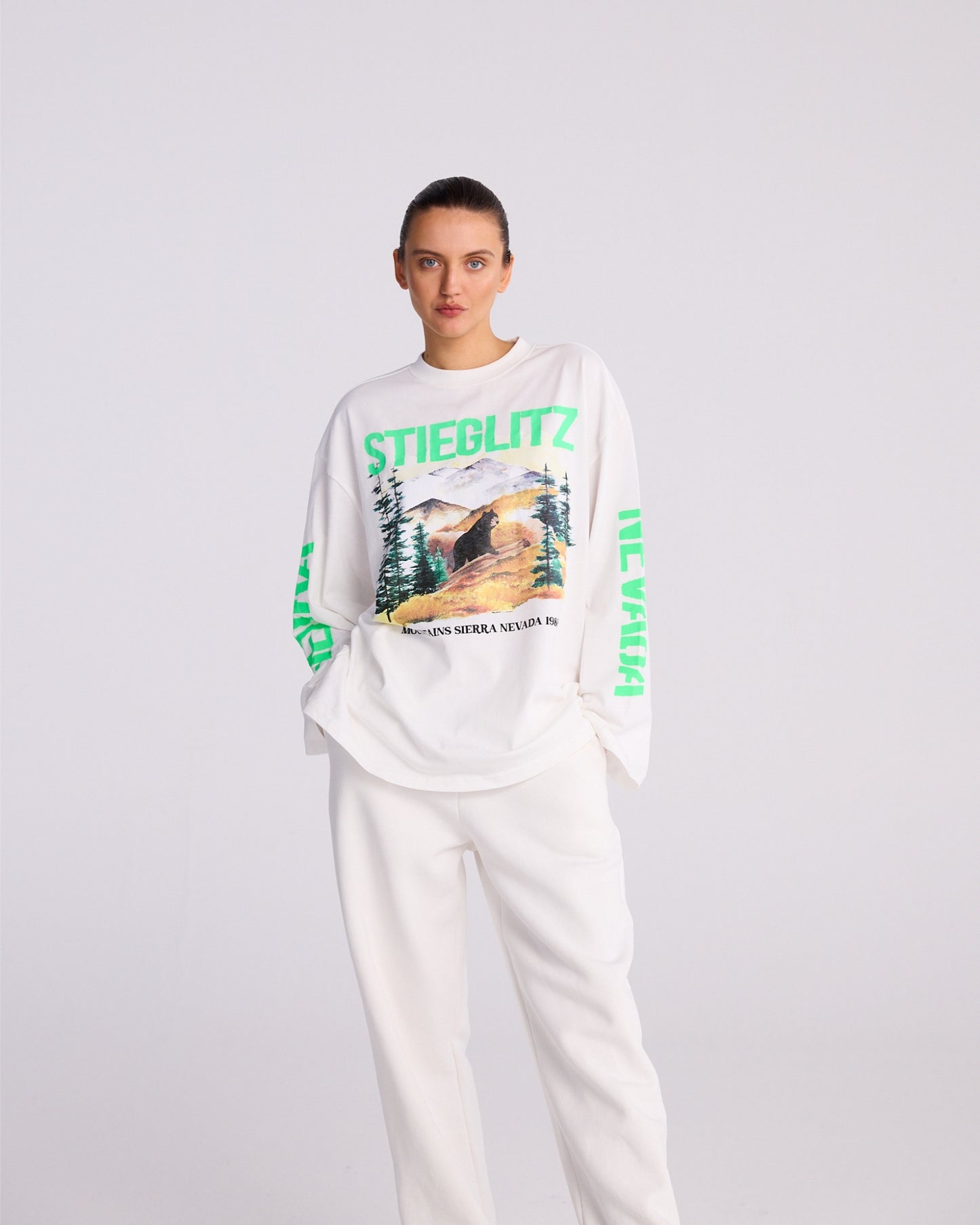 Pico Wide Skate Longsleeve | White