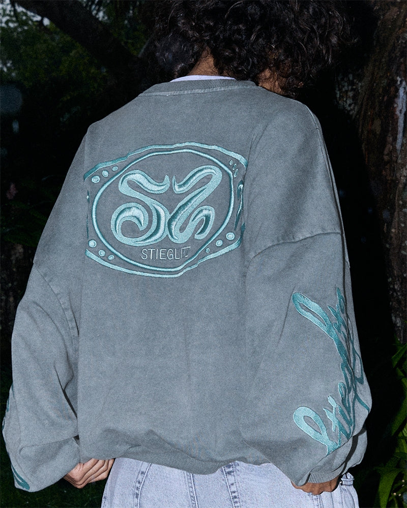 Suze Oversized Sweater | Grey