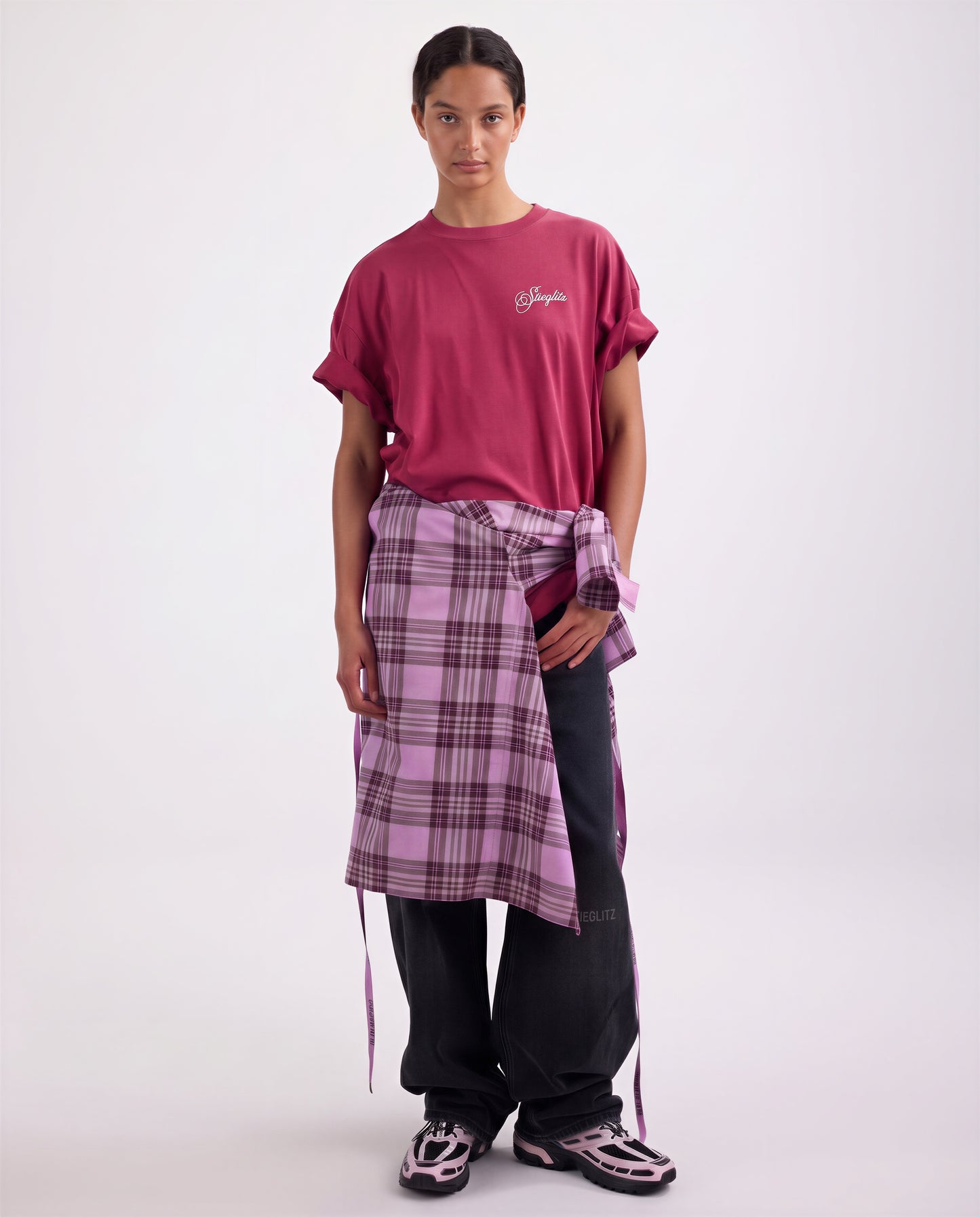Renzo Oversized T-shirt | Red