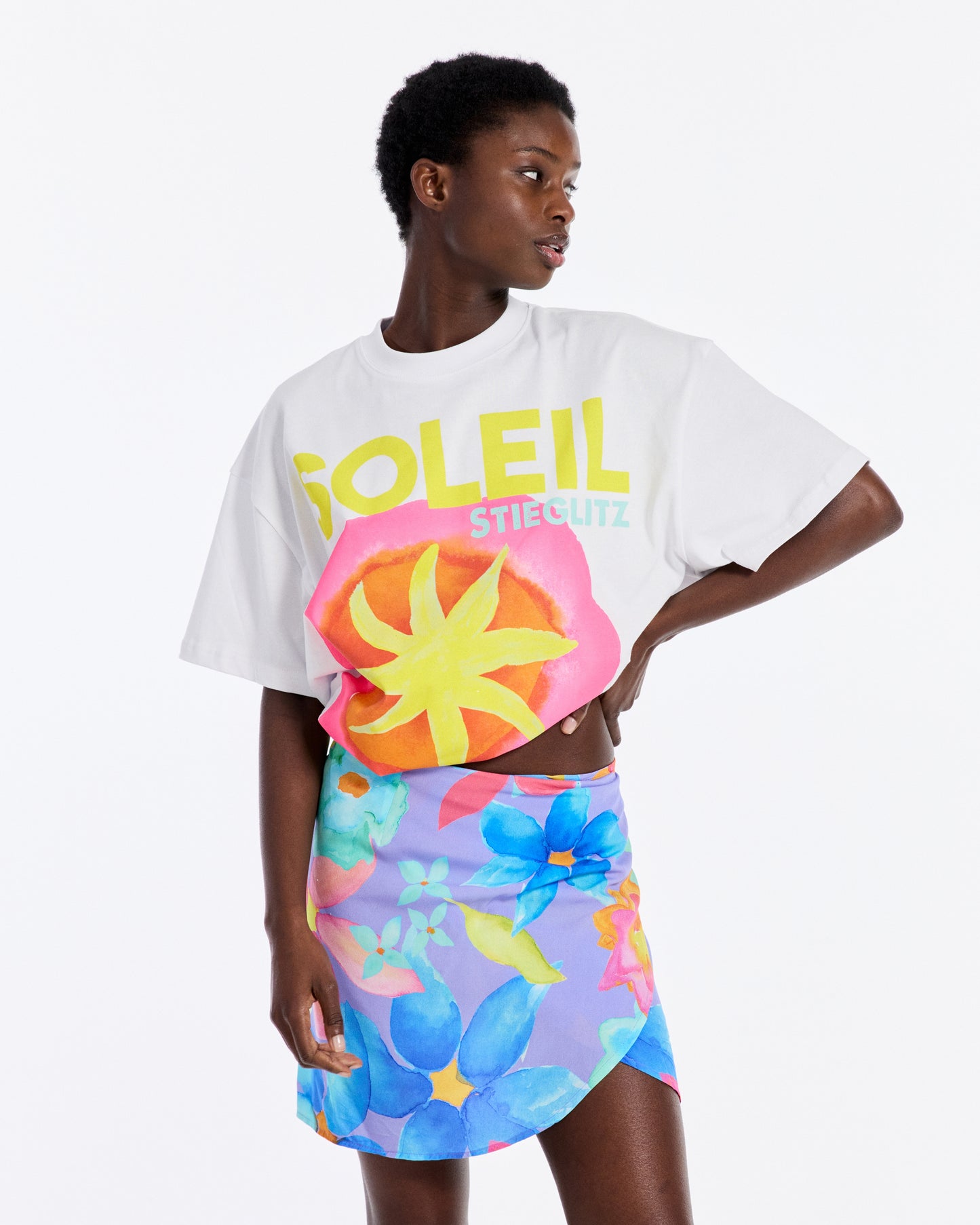 Pascalle Wrap Skirt | Purple