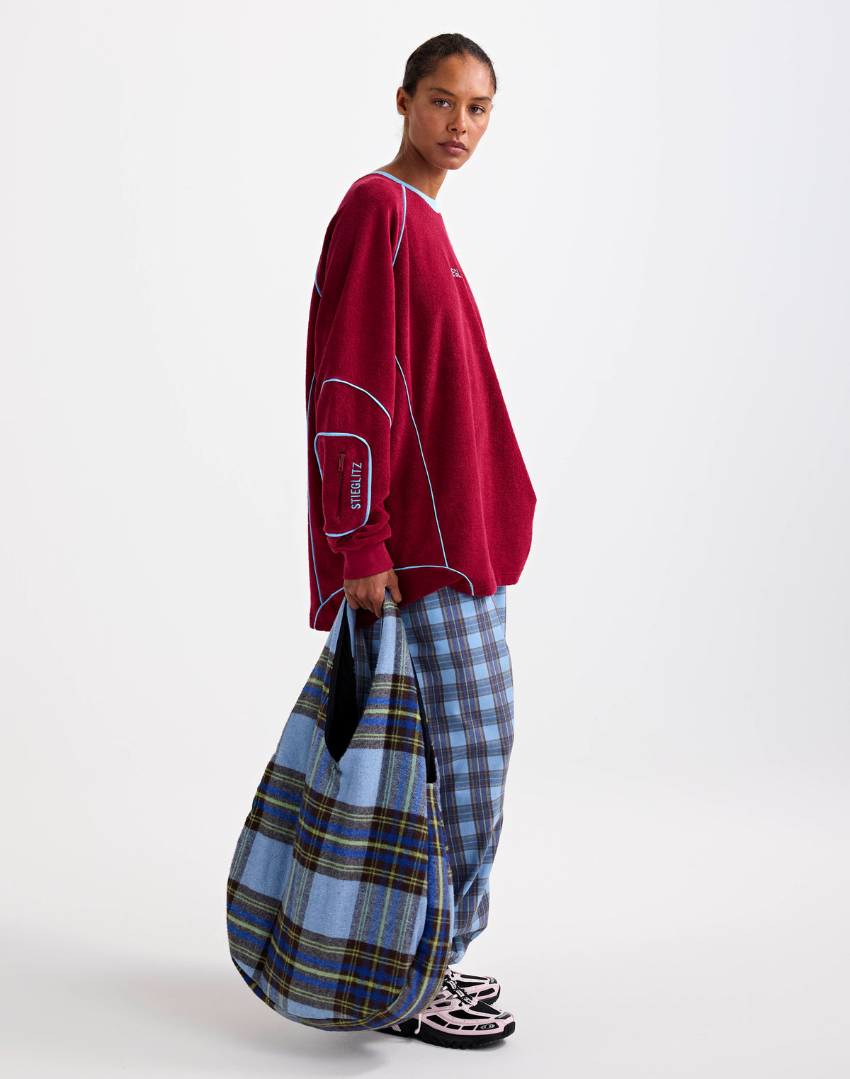 Silvana Terry Sweater | Red