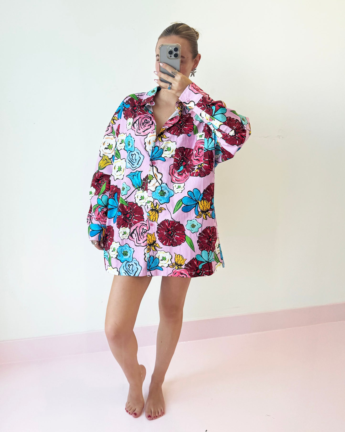 Treasure Room Blouse Flowers | Pink