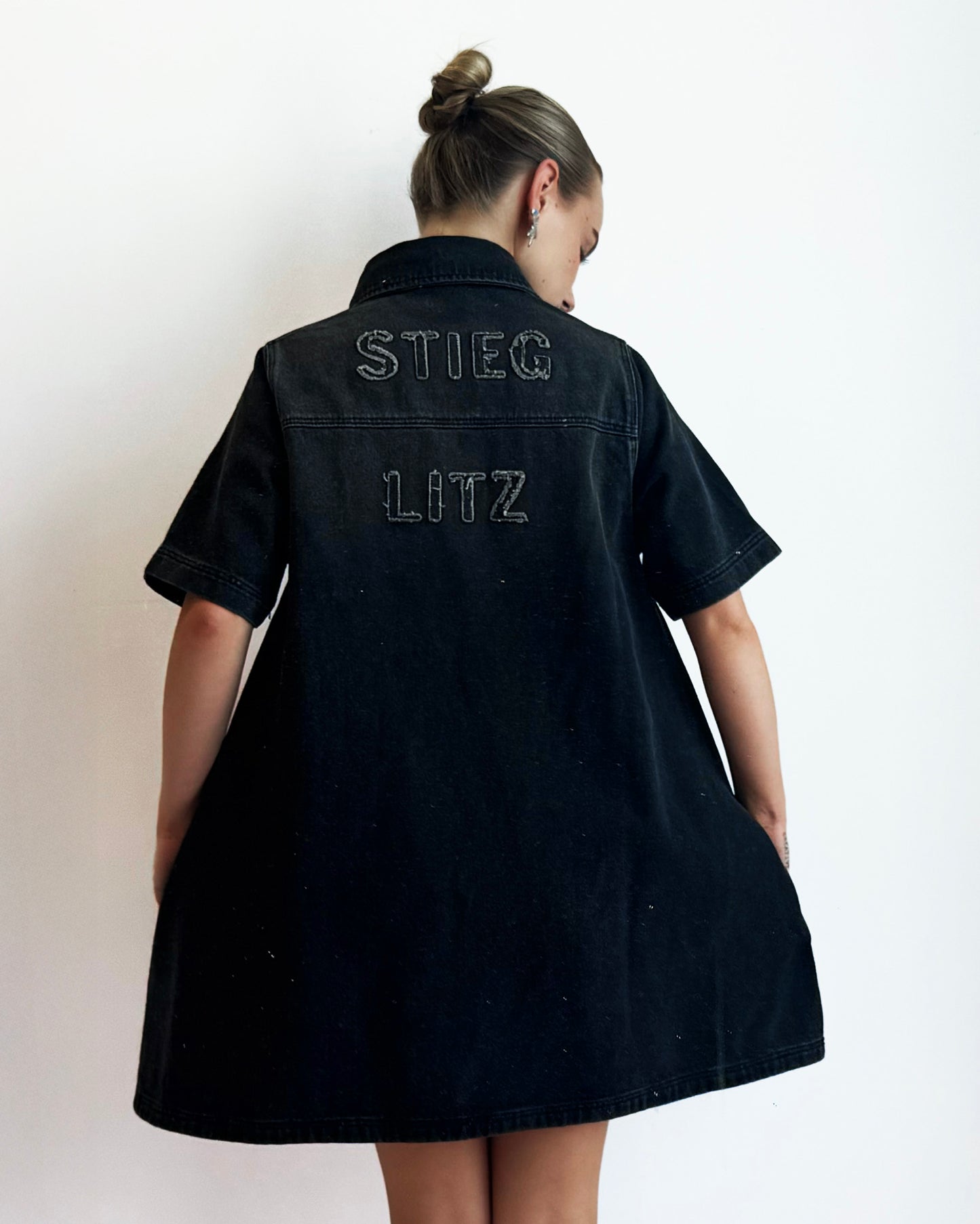 Treasure Room Dress Denim | Black