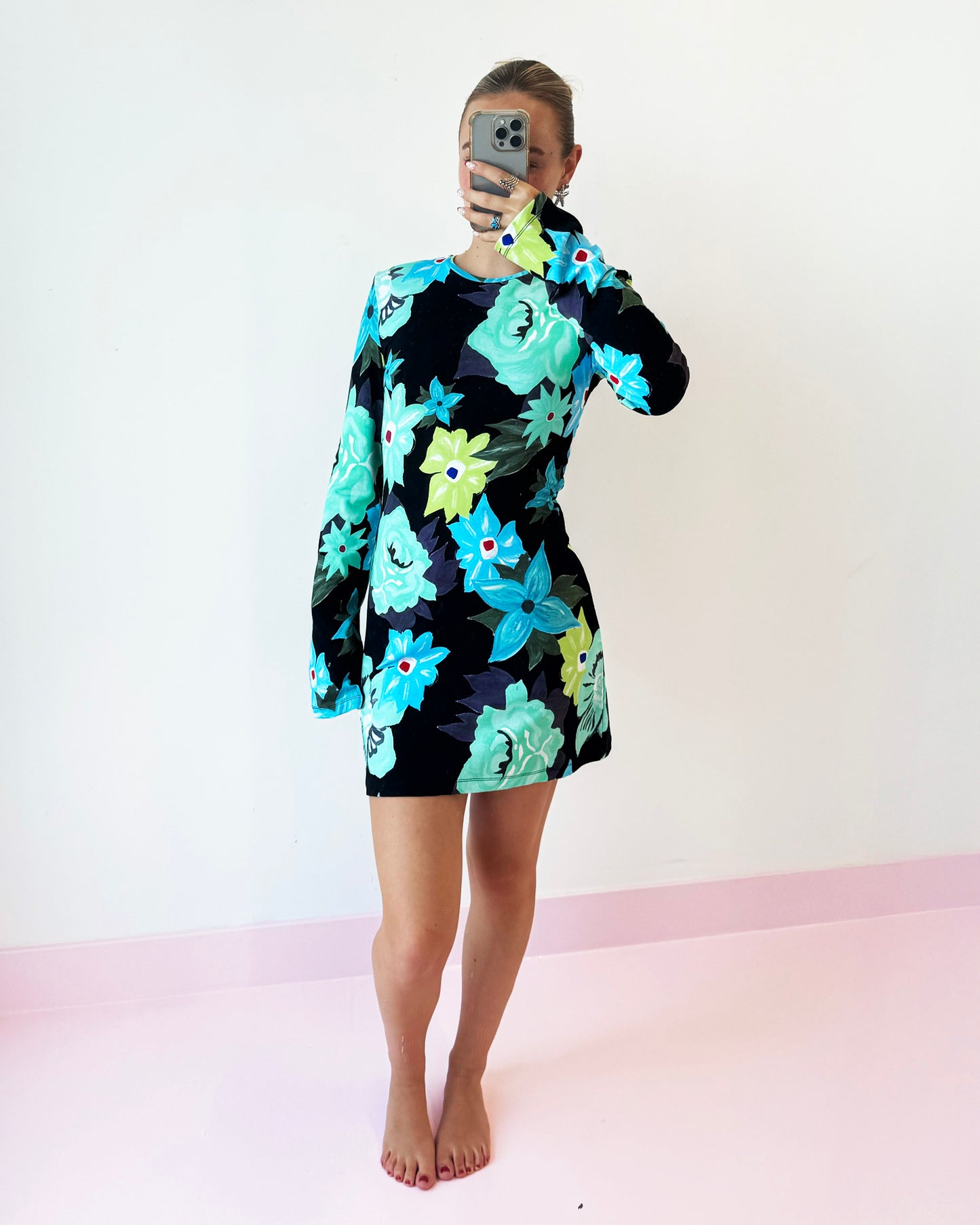 Treasure Room Dress Flowers | Blue