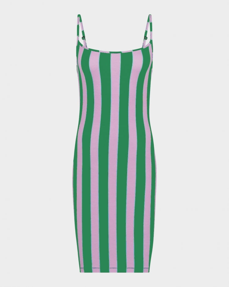Treasure Room Dress Stripes | Green
