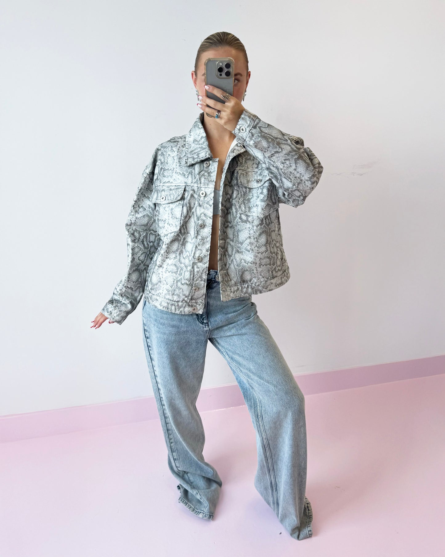 Treasure Room Snake Jacket | Grey