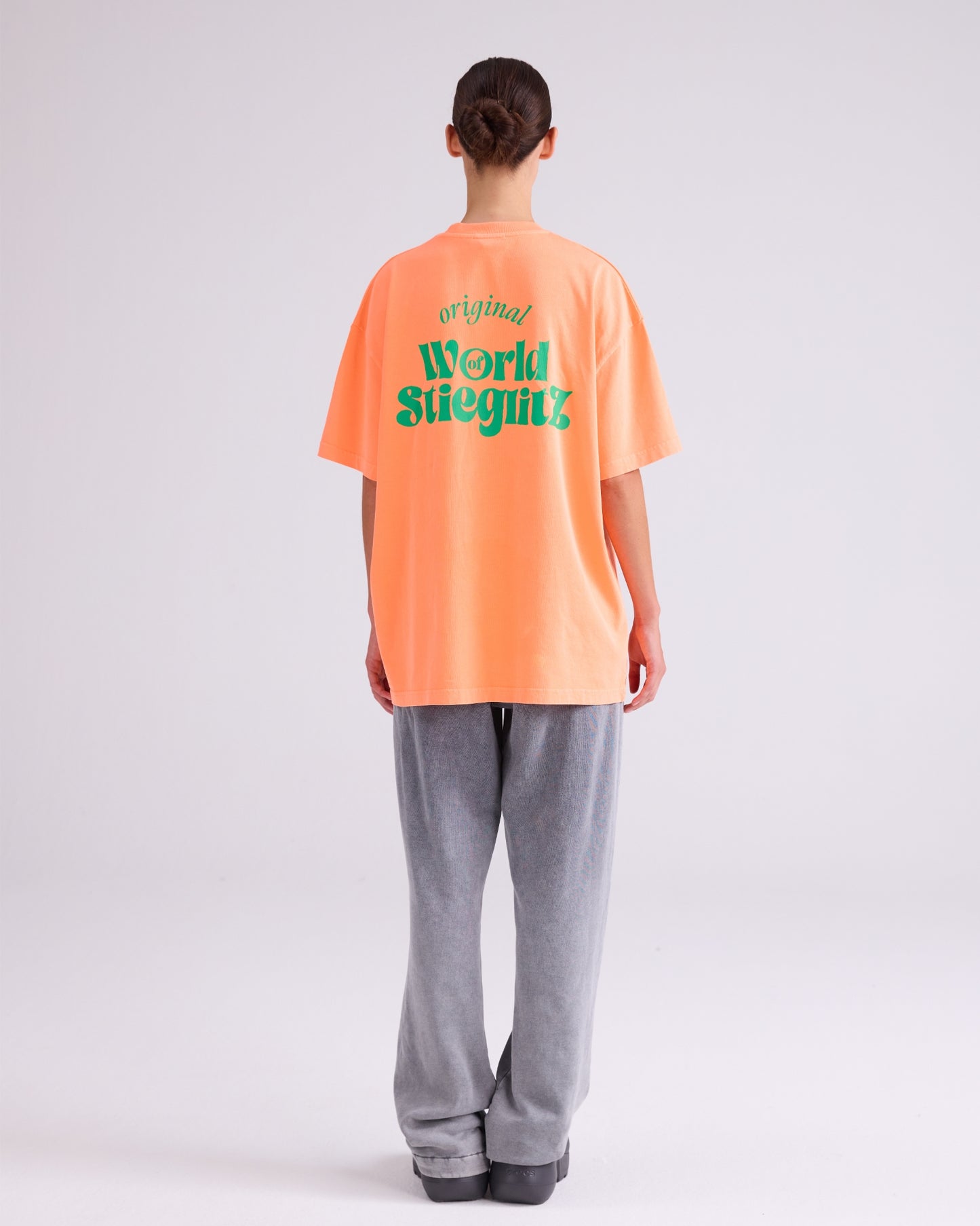 World of Stieg Oversized T-shirt | Orange