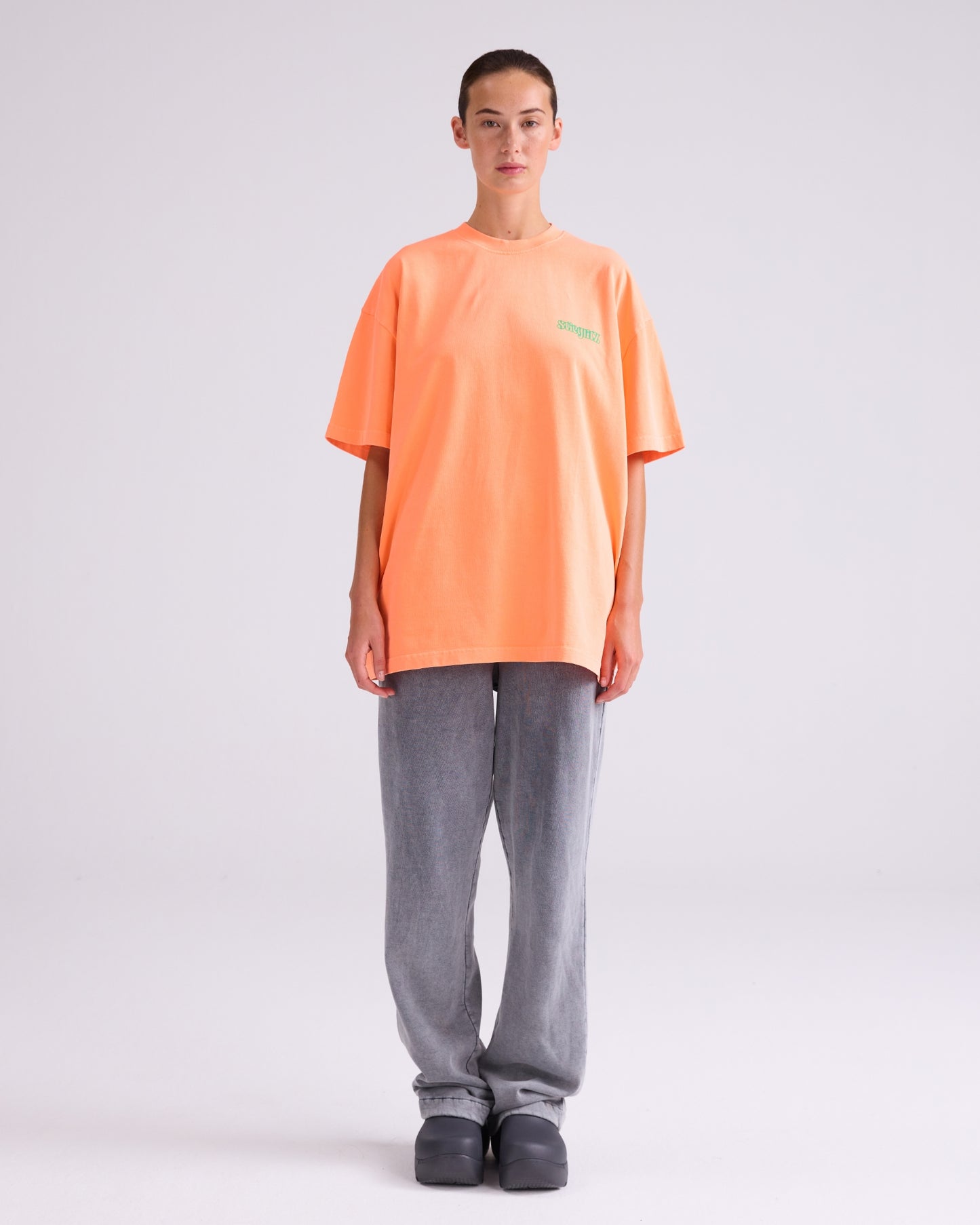 World of Stieg Oversized T-shirt | Orange