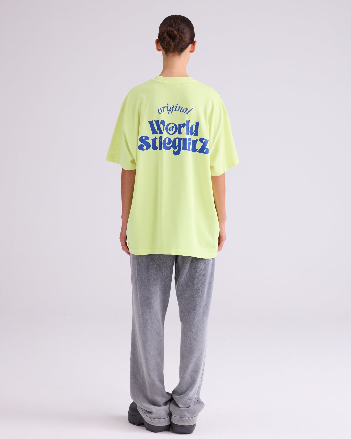 World of Stieg Oversized T-shirt | Yellow