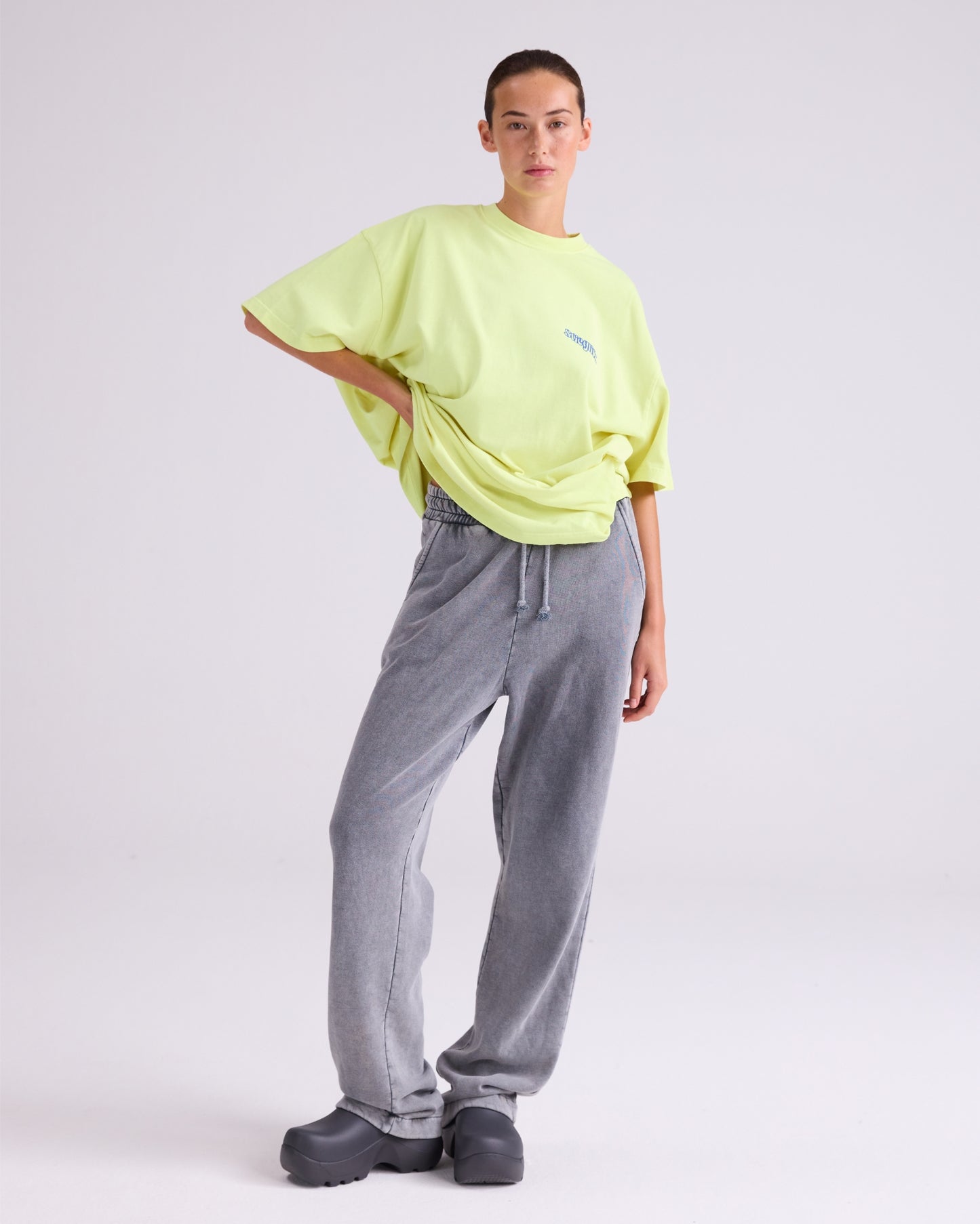 World of Stieg Oversized T-shirt | Yellow