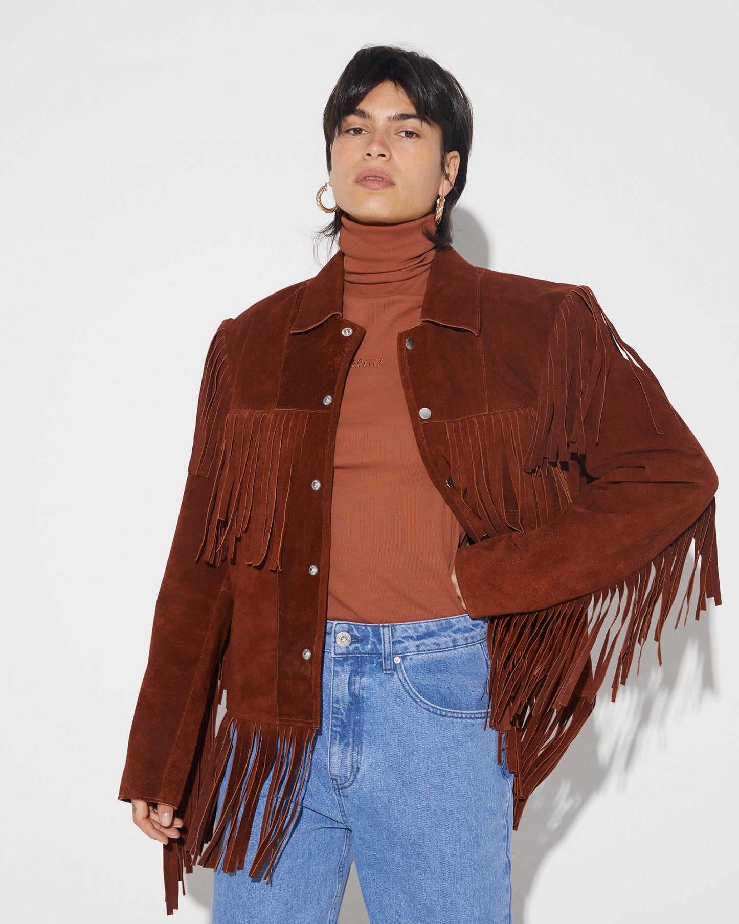 Suede Wynda Jacket Brown
